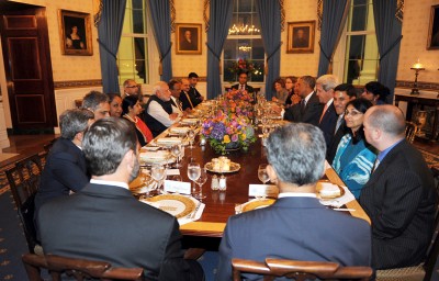 At White House dinner banquet, Modi says Just Water Please